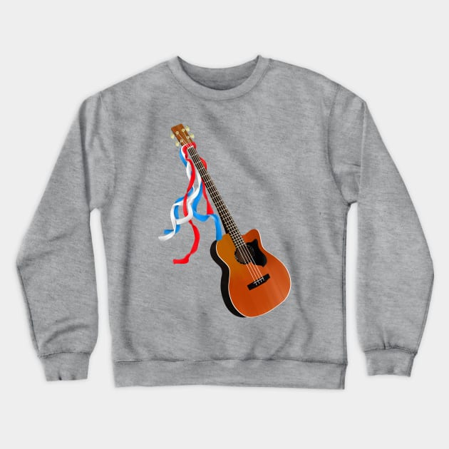 Bass Guitar Crewneck Sweatshirt by mailboxdisco